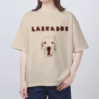 NIKORASU GOのラブラドールデザイン（Tシャツ・パーカー・グッズ・ETC） オーバーサイズTシャツ