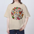 いも太郎のgangu（ちりばめ◎） Oversized T-Shirt