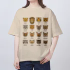 すとろべりーガムFactoryの野生のにゃん図鑑 Oversized T-Shirt