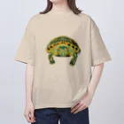 めろんぽっぷのお店だよのミシシッピアカミミガメ Oversized T-Shirt