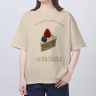 パティスリーハーモニカのハーモニカショートケーキ オーバーサイズTシャツ