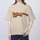 稲藁商店の小熊貓＜レッサーパンダ＞ Oversized T-Shirt