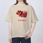 SU-KUのAKABEKO オーバーサイズTシャツ