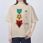 タタナ幻獣館の狼信号 オーバーサイズTシャツ