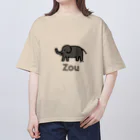 MrKShirtsのZou (ゾウ) 色デザイン オーバーサイズTシャツ