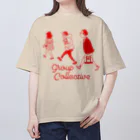 hilo tomula トムラ ヒロのGroup Collective Red オーバーサイズTシャツ