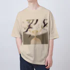 chirukapolkaのこころは曇り オーバーサイズTシャツ