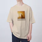 わらしゃんどのポラロイド写真（アルパカ） オーバーサイズTシャツ