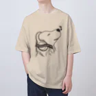 ぺんぎん24の音楽にうっとりゴールデン2(ダークグレー) Oversized T-Shirt