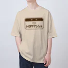 サトウノリコ*の【ペンギン】喫茶トロワマンショ_ロゴ オーバーサイズTシャツ