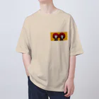 カレー屋　月夜のライオンのアフロ犬 Oversized T-Shirt