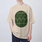 dizzyのzigzag_window_green オーバーサイズTシャツ