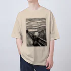 MUGEN ARTのムンク　叫び　Munch / The Scream リトグラフ　 オーバーサイズTシャツ