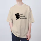 FUGA330445のフラットコーテッドレトリーバー　キャップ Oversized T-Shirt