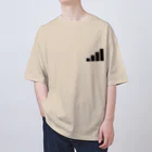 PyriteDesignのアンテナ4本【Tシャツ】【前面ワンポイント】【デザイン色：黒】 Oversized T-Shirt