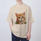 こひさま ショップ - 陽だまりの笑顔のねこのまちまち Oversized T-Shirt