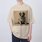 底辺の底辺好きな事を気ままに…。の帰りを待つ愛犬 オーバーサイズTシャツ