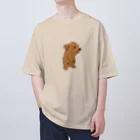 TOMOS-dogの二足歩行わんちゃん オーバーサイズTシャツ