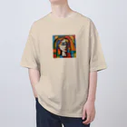 garireoのピカソ風の絵画1 オーバーサイズTシャツ