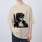 kangekiのサイバーパンクガールNo.8 Oversized T-Shirt