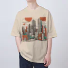 ANTARESの都市の雰囲気やストリートアートスタイルを反映させたデザイン Oversized T-Shirt