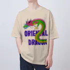 LalaHangeulのORIENTAL DRAGON（龍）英字バージョン オーバーサイズTシャツ