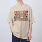 テフラんずの動物ファッションショー オーバーサイズTシャツ