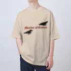 Yellow_SparrowのMurder of Crows Oversized T-Shirt