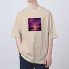 Hawk_portのP-chill! (Sunset) オーバーサイズTシャツ