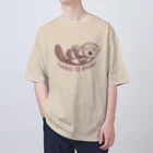 SU-KUのらっこをだっこⅡ オーバーサイズTシャツ