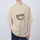 3児のズボラ母ちゃんの8歳児の優しいにがおえ　透過ver. オーバーサイズTシャツ