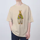 usaginooharikoのファッションモデルのウサギ Oversized T-Shirt