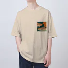 Fillipのサーモンキャッチ・ベアシリーズ オーバーサイズTシャツ