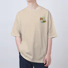 Lily bird（リリーバード）のホオズキ 水紋（和柄）その2 Oversized T-Shirt