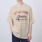 ワカボンドのレッツゴーフィッシング ルアーと少年_レトロ Oversized T-Shirt