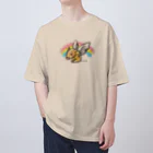 イノシシライフ INOsisiLIFEのいのエンジェル オーバーサイズTシャツ