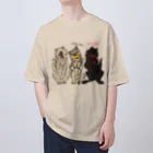 タタナ幻獣館のマヨネーズマスタードケチャップなオオカミ Oversized T-Shirt
