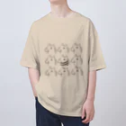 まぼろしの何も見ずにかいたウマたち オーバーサイズTシャツ