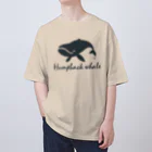 Atelier Pomme verte のHumpback whale22 オーバーサイズTシャツ