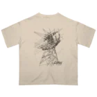 ダムダムのロータス Oversized T-Shirt