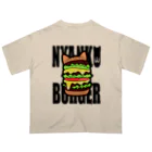 A33のにゃんこバーガー オーバーサイズTシャツ