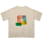 おばけ植物園のしかく花のおばけ Oversized T-Shirt