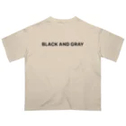 BLACK AND GRAYのBLACK AND GRAY Oversized T-Shirt