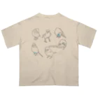 Lily bird（リリーバード）のインコの仕草たち Oversized T-Shirt
