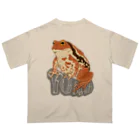 LalaHangeulのTOAD (ヒキガエル) 英字バージョン オーバーサイズTシャツ