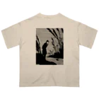 Saza-nami Antique designのあやしい男 Oversized T-Shirt