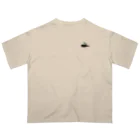 kujiraの店のkujiracamp 茶文字 Oversized T-Shirt