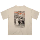 Saza-nami Antique designの虎と怪力男 オーバーサイズTシャツ