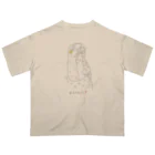 ビールとアート TM-3 Designの名画 × スイーツ（接吻） オーバーサイズTシャツ