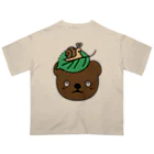 イラスト MONYAAT の雨待ちカタツムリ オーバーサイズTシャツ